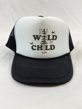 Stay Wild My Child Trucker Hat Snapback Cap Youth Kids 4 Plus Bubu Mesh Back