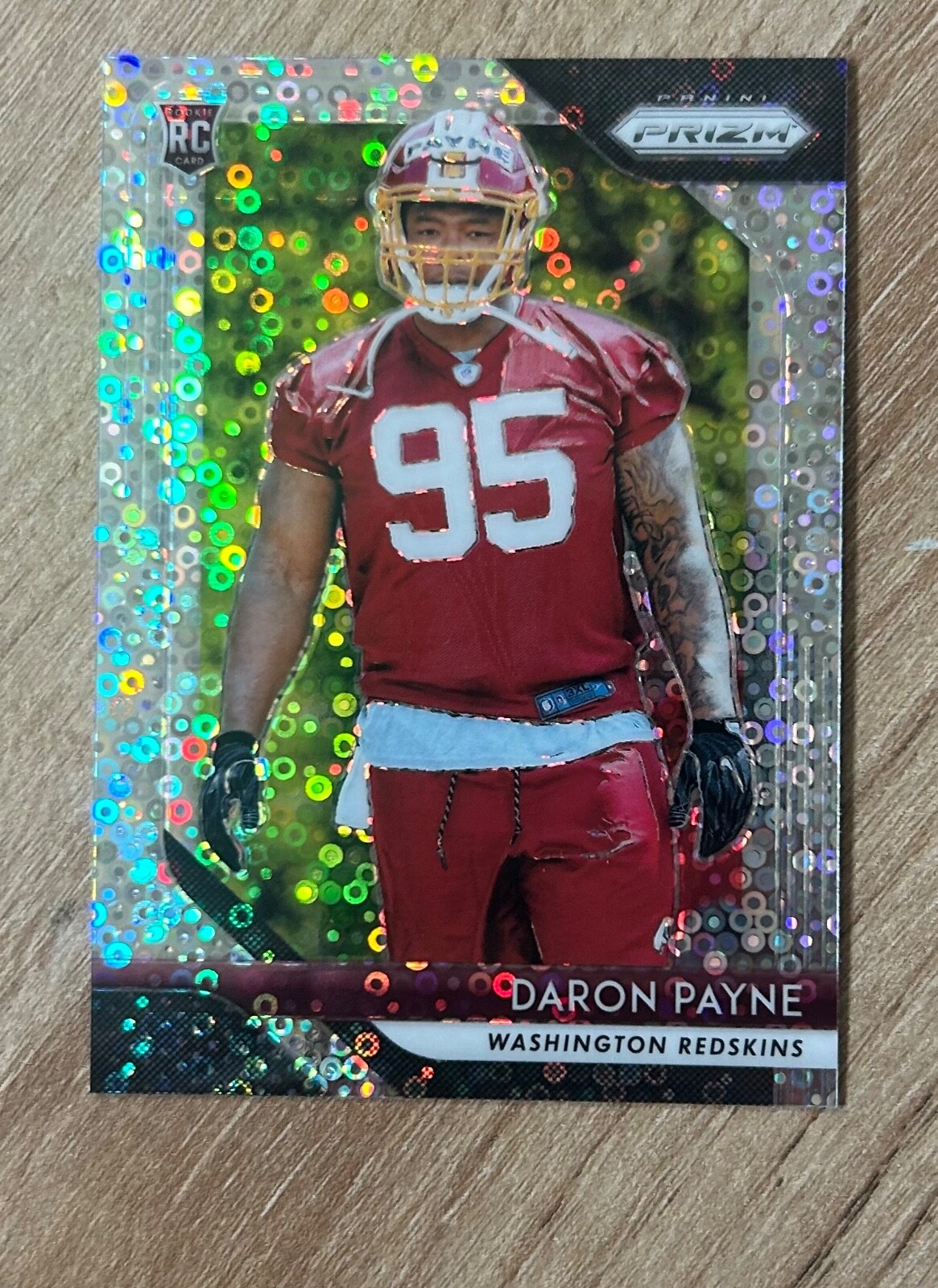 2018 Panini Prizm Rookie Silver Disco Prizm Daron Payne #245 Rookie RC
