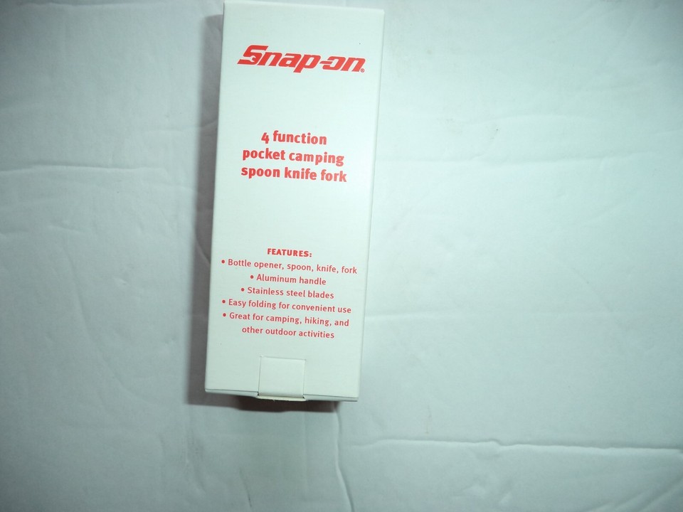Snap On Tools Camping Utensils Tool Knife Fork Spoon Bottle Opener