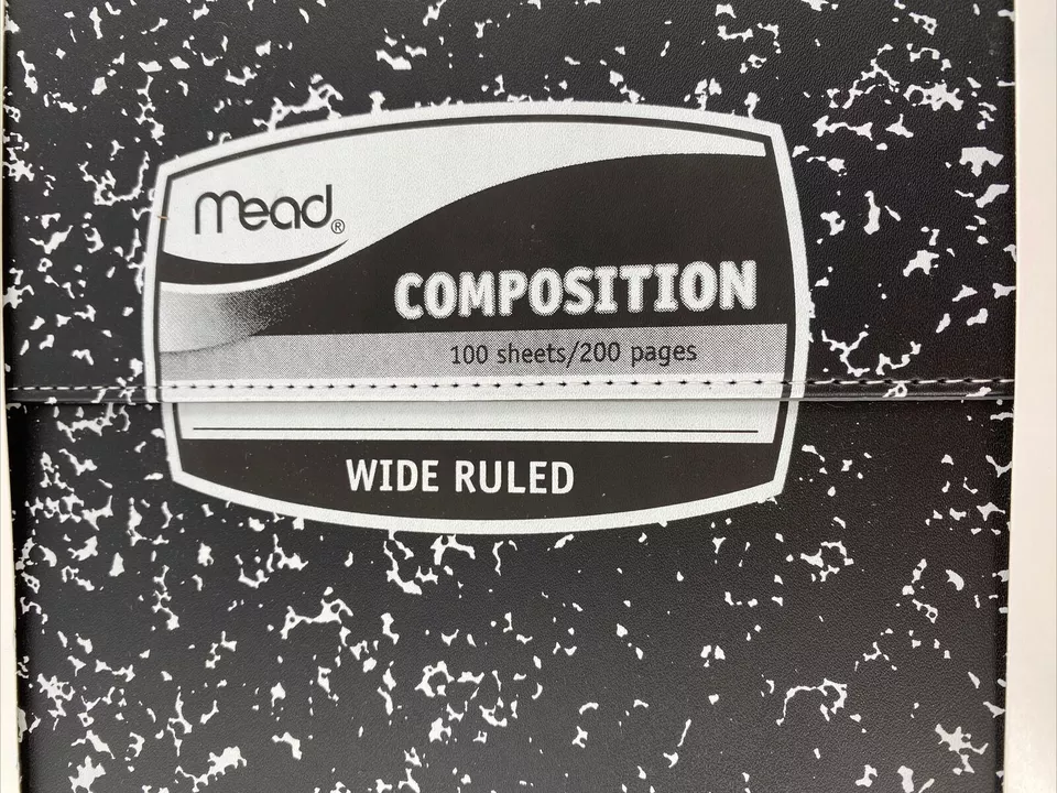 Mead Trapper Keeper Black Composition Folio Universal Case For 9" to 10" Tablet - Image 3 of 4