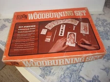 Vtg. 1970 Craft - O - Matic Woodburning Set by Eldon Industries