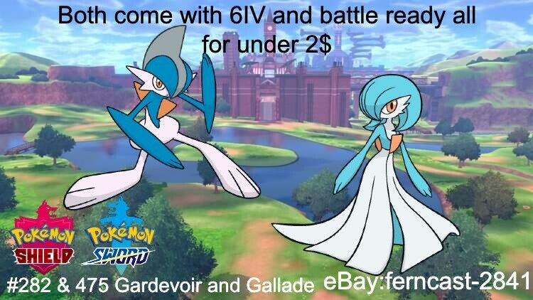 Shiny Mega Gallade & Shiny Mega Gardevoir I hope it looks like this