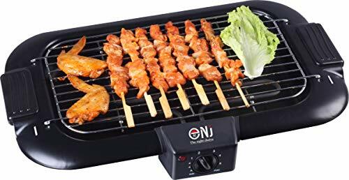 Barbecue électrique réglable 2000W pour griller facilement viandes et légumes