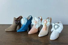 Putting on the Ritz Miniature Shoe Lot of 5 Shoes 1999