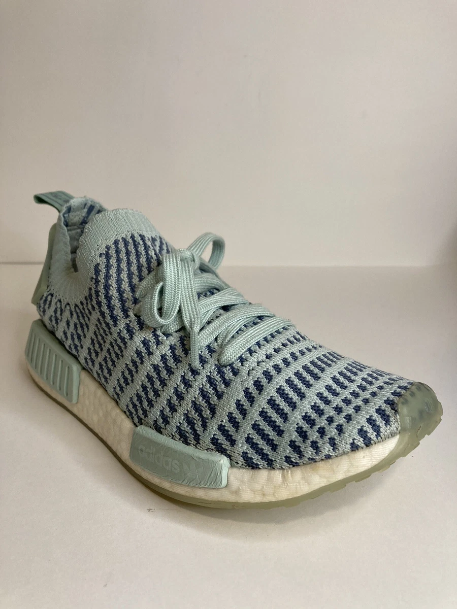 Adidas NMD R1 STLT 8 Green/ Mint Gray Primeknit Shoes CQ2031 | eBay