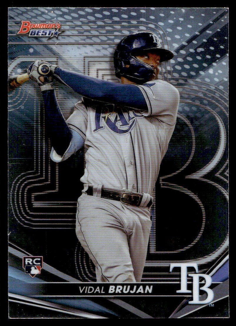 2022 Bowman's Best Vidal Brujan Rookie G83 Tampa Bay Rays #55