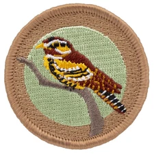 Whippoorwill Patrol Patch - 2" Round Embroidered Patch
