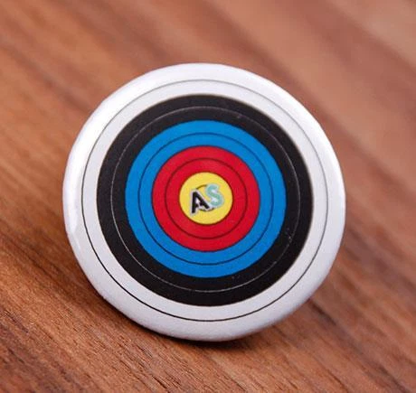 ArrowSocksFITA Target Face Round Badge