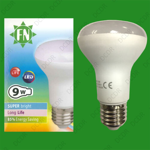 Heiligdom Het formulier Commotie 9W ES E27 R63 Reflector Lamp 730lm 6500K Daylight Pure White LED Spotlight  Bulb | eBay