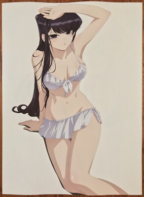 Double Sided Swimsuit Anime Poster: Komi Can t Communicate, Muv Luv Alternative 