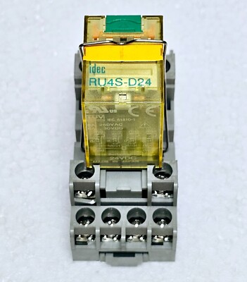 IDEC RU4S-D24 Leistungsrelais Mit Sockel SY4S-05C 24VDC