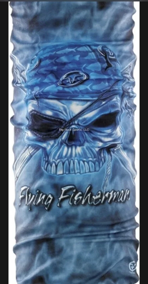 Flying Fisherman SB1662 Sunbandit Multi-Function Pirate Skull Men's Face Mask - Image 2 of 4