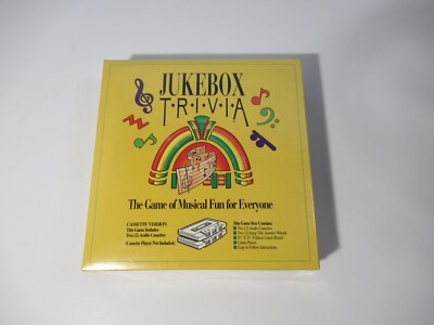 JUKEBOX TRIVIA GAME CASSETTE VERSION NEW SEALED FAST SHIPPING