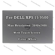 Dell XPS 15 9500 15.6" UHD 4K LCD Display Touch Screen Assembly Complete White