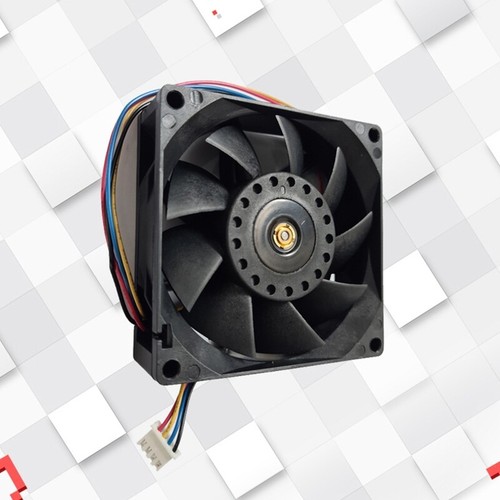 FFB0812EH DC12V 0.8A PWM Cooling Fan 80x80x25mm 2 Ball Bearing 5700RPM 102CFM - Afbeelding 6 van 8