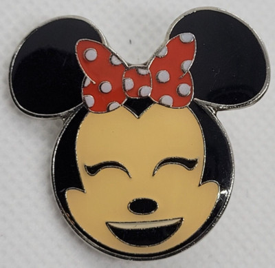 DISNEY Pin Trading ~ Minnie Mouse ~ Emoji Blitz/Grin ~ Booster Pin ~ 2017