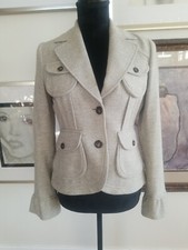 BANANA REPUBLIC Grey Wool Blend Blazer Size S