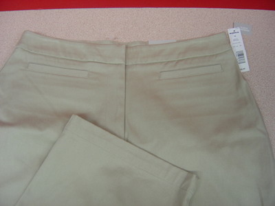 Damen Croft & Barrow Flach Vorne Elastischer Bund Capri Größe 10 Nwt