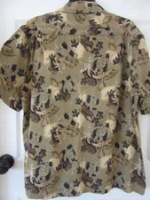 Mens  HAWAIIAN SHIRT Sz XL MADE IN HAWAII  Island Wear TURTLE Cotton 50" Chest