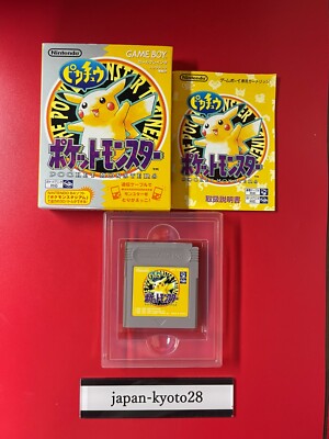 Pokemon Red Green Blue Yellow Gold Silver Crystal GB Nintendo