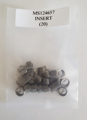 MS124657 Screw Thread Insert Helicoil 5/16-24 Stainless Steel - Lot of 20