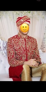 Asian Mens Baraat Wedding Sherwani