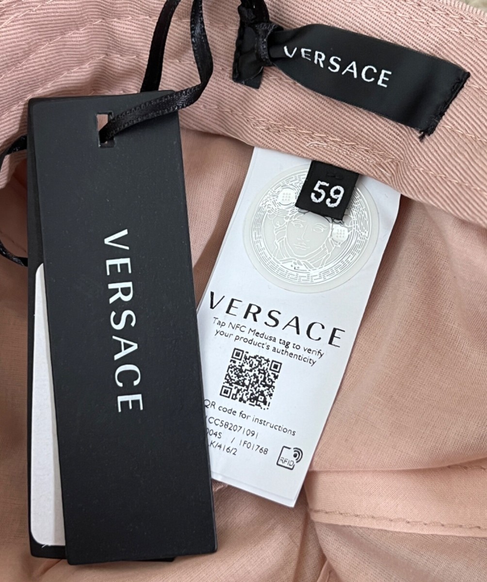NWT Versace Iconic Medusa Logo Blush Pink Adjustable  display picture 1