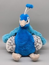 The Petting Zoo 16" Peacock Plush Stuffed Animal Super Soft  Colorful
