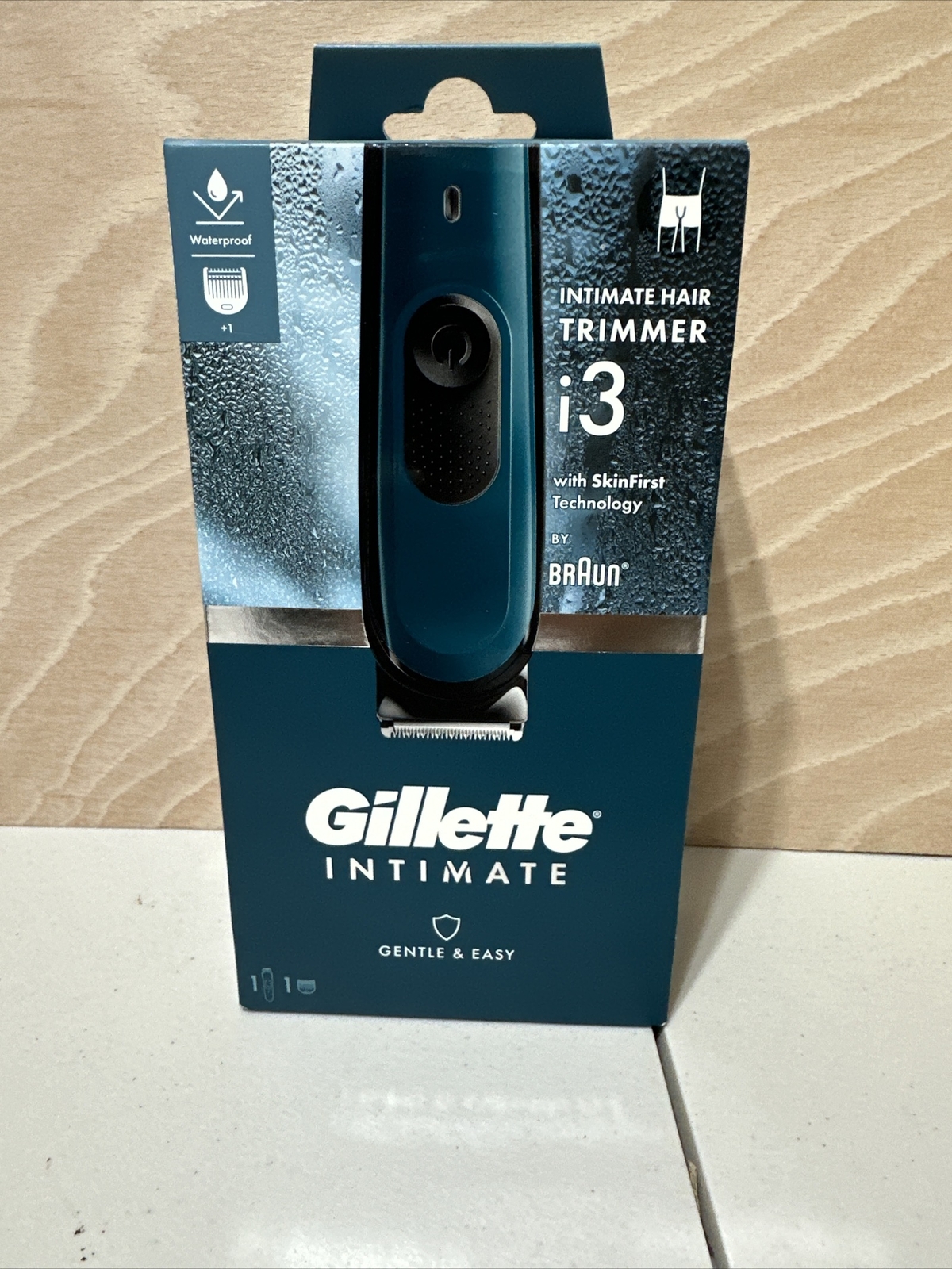 Gillette Intimate i3 Trimmer with SkinFirst Technology by Braun. New, Sealed