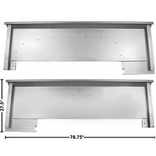 1951~52 Ford Truck Bedside Panel Right & Left SideShort Bed w/Stake Pocket Hole