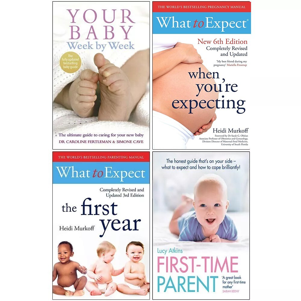 What To Expect,When You're Expecting,First-Time,Your Baby,4 Books Set