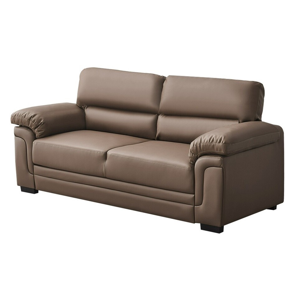 Modern Sofa Faux Leather 2 Seater 3 Seater Sofa Settee Couch for Living ...