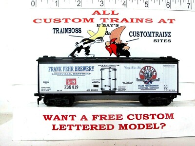 HO SCALE CUSTOM LETTERED FEHR BREWING BEER  REEFER     