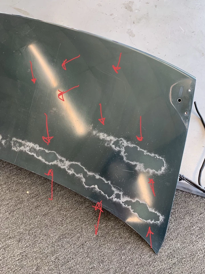 2002 2003 ACURA TL tampa do porta-malas pérola maralda escura fabricante de equipamento original - Imagem 4 de 4