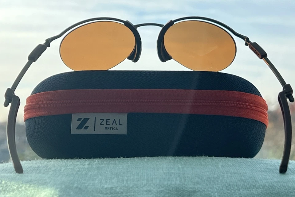 Gafas de sol Zeal Optics - Moez - marco de aluminio y marrón sin montura - tinte bronce Foto 3 de 4