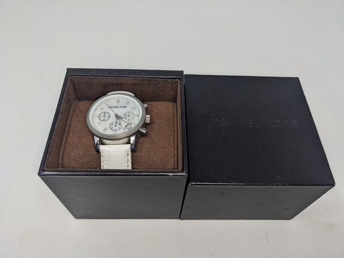 Michael Kors Chronograph Leather Ladies Watch MK5049 for sale