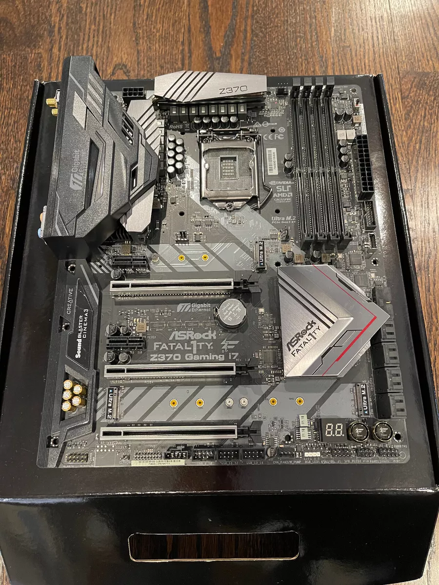 prototype ankomst Behandling BUNDLE ASRock Fatal1ty Z370 Gaming K6 1151 Motherboard, I7-8700K CPU &amp;  TB3 AIC | eBay