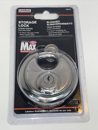 UHAUL MAX SECURITY STORAGE LOCK 2-3/4 