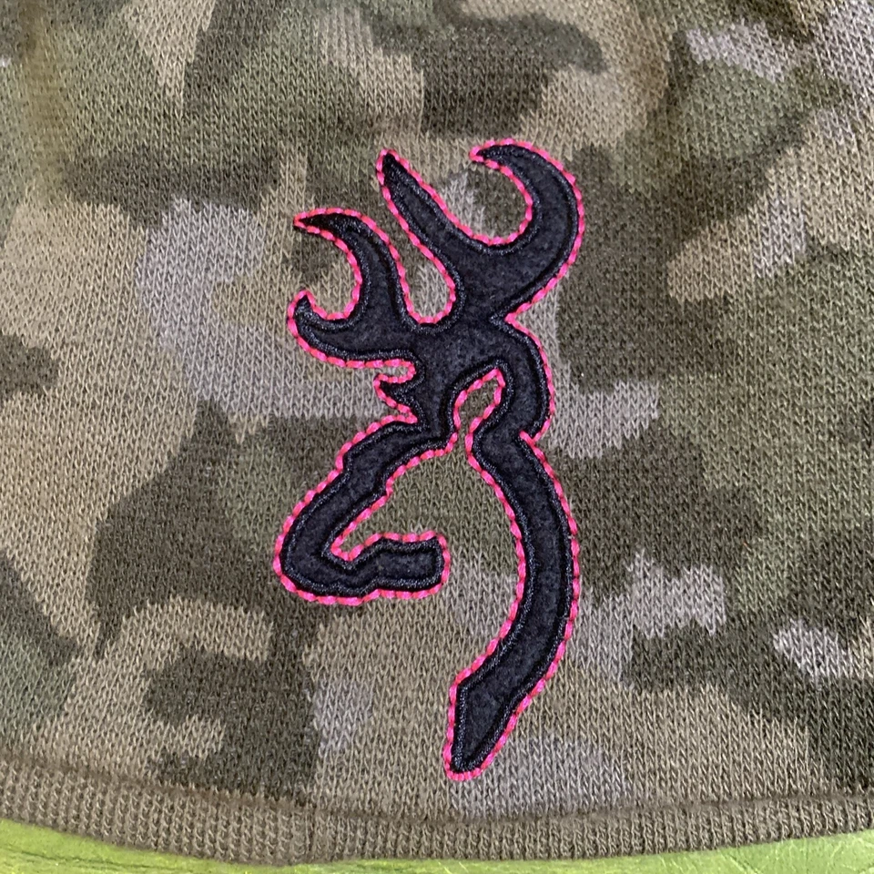 Browning Beanie Camo Neon  Knit Hat Hunting  Cap Warm Buck Deer - Image 2 of 4