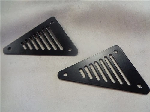 STRATOS S-525 SUELO DESAGÜE PAR (2) ALUMINIO NEGRO 4 3/4" X 3" BARCO Foto 4 de 4