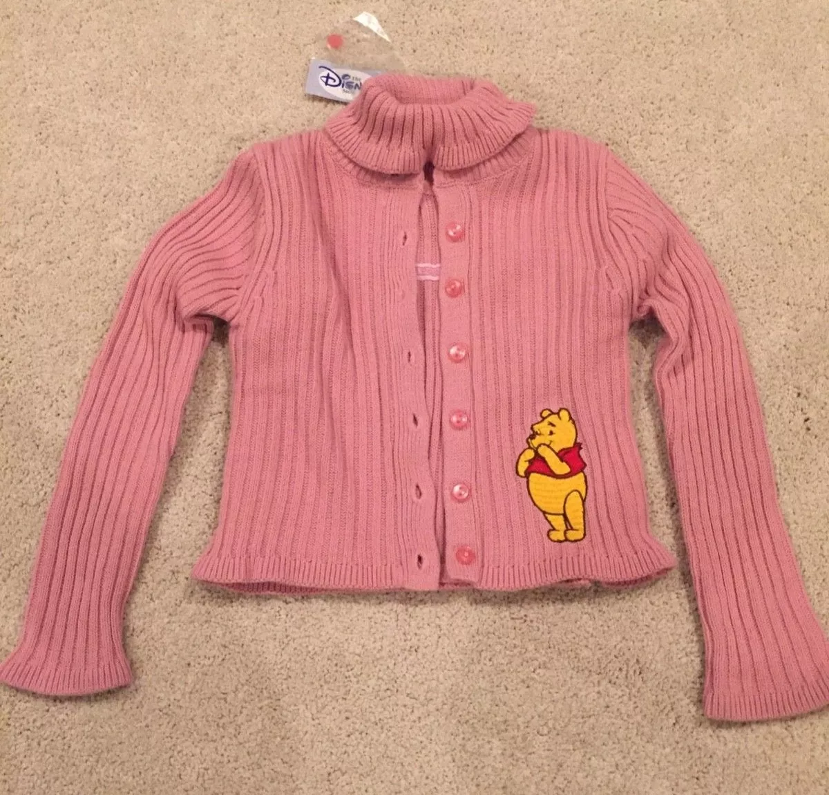 Winnie the Pooh 2 Piece Pink Sweater Ensemble Size XS - NWT | eBay