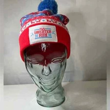 Ugly Sweater Run Winter Beanie Pom Pom Hat