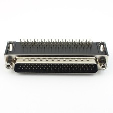 2Pcs D-SUB 62 Pin HDR Male Right Angle Plug Adapter PCB Connector 3 Rows DB62