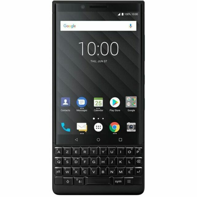 BlackBerry Key2 BBF100-2 - 64GB - Black (Unlocked) for sale online 