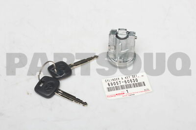 6905760630 Genuine Toyota CYLINDER & KEY SET, IGNITION SWITCH LOCK