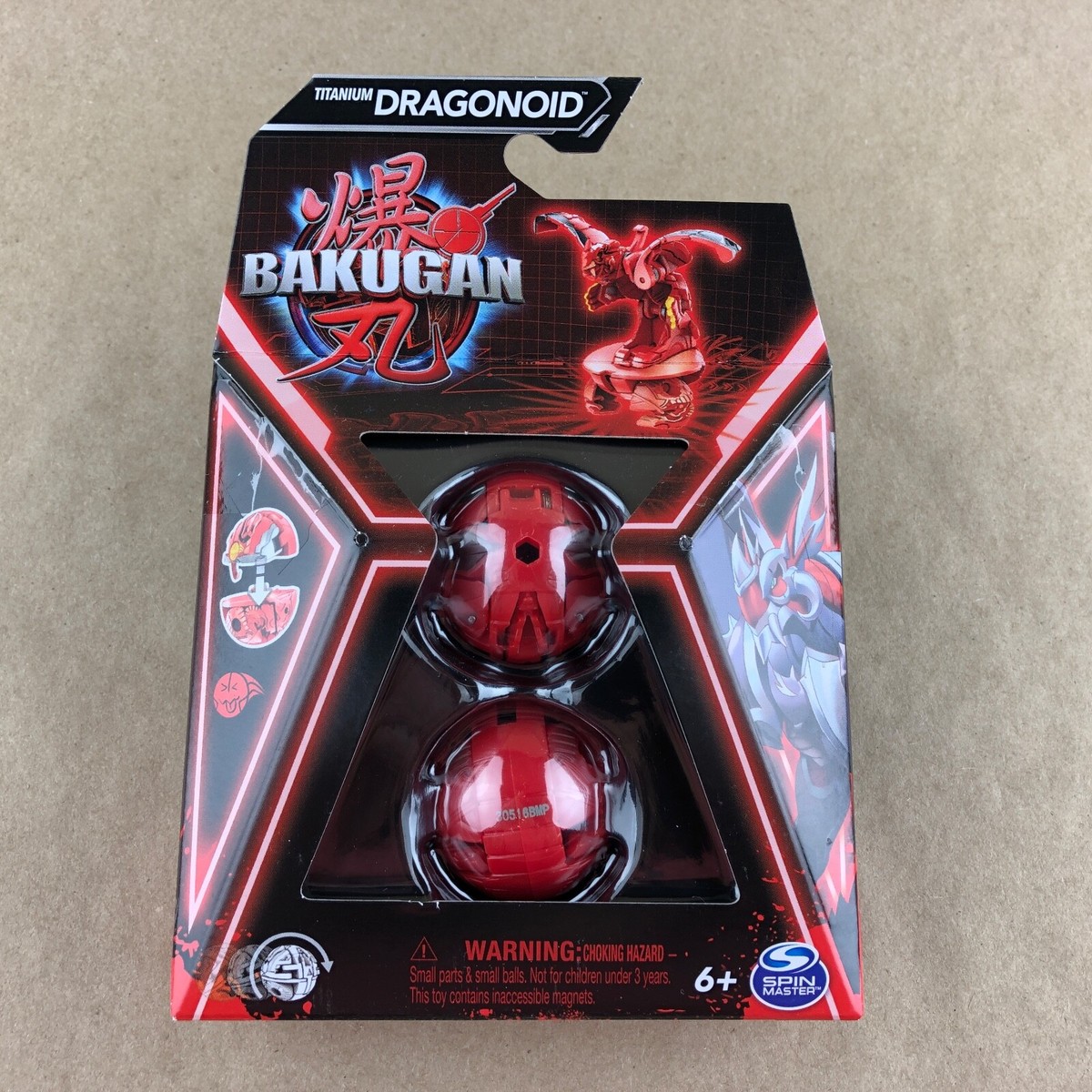 Titanium Dragonoid Bakugan Action Figure Toy Red 2023
