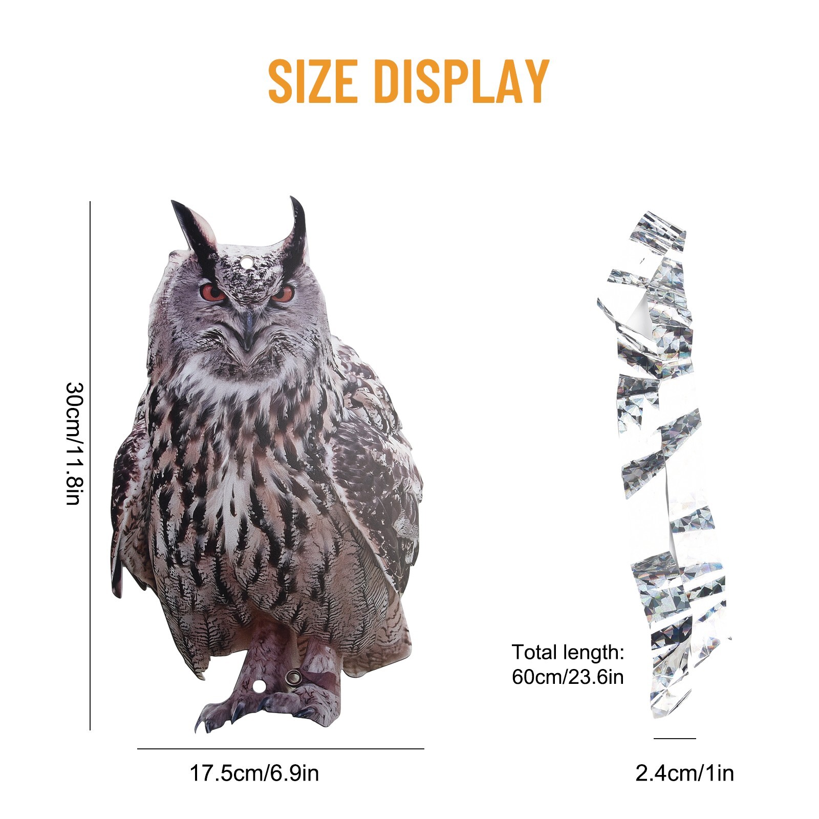Enhance Your Garden with a Realistic Owl Decoy Effective Bird Repellent
