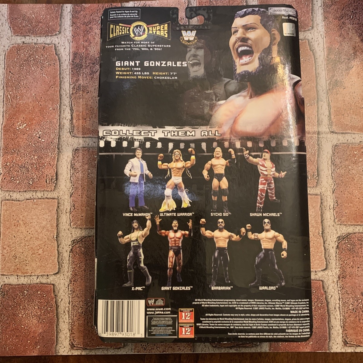 WWE Jakks Pacific Classic Superstars Series 16 Giant WWE Jakks Pacific Classic Superstars Series 16 Giant