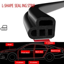 10M Upgraded Double Layer Seal Strip Car Door Trunk Weather Strip Edge Moulding