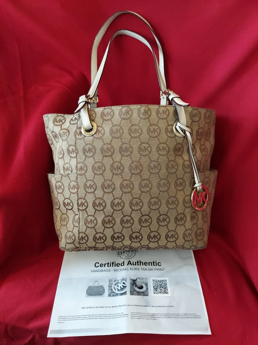 Michael kors best sale tan handbag
